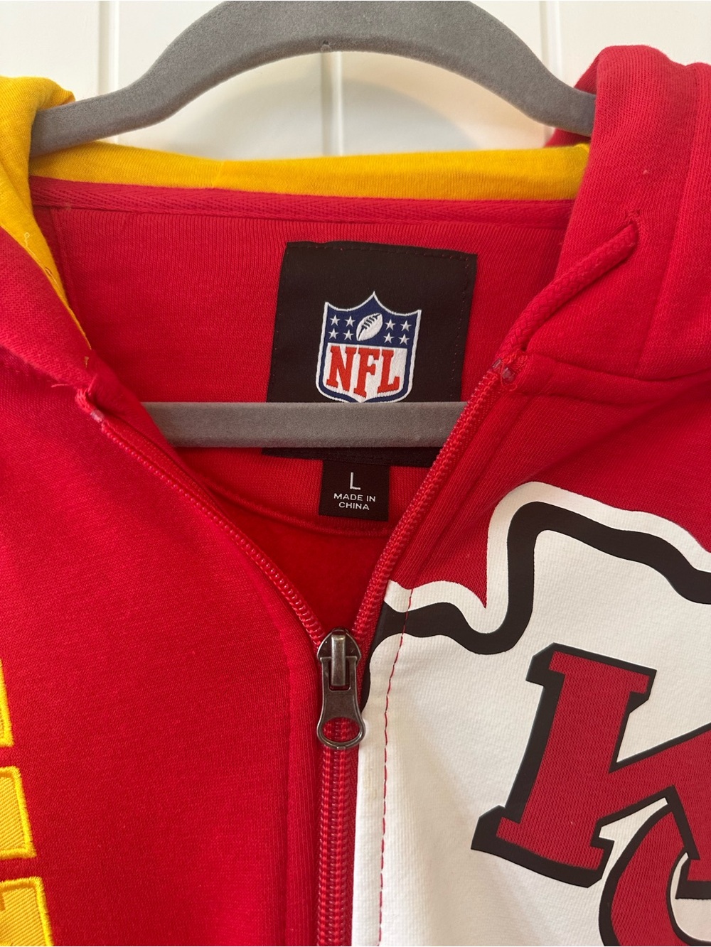 Kanas City Chiefs Sweatshirt Size-L - Picture 2 of 3